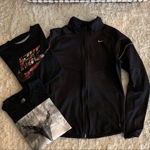 Nike Dri Fit Jacket & TShirts Bundle